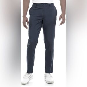 Pro Tour Black Flat Front Comfort Stretch Tech Pants, Men’s Size 38x29